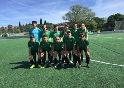 Juvenil contra San Claudio "B" club de campo la fresneda