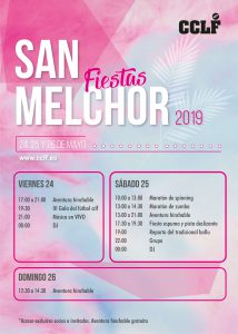 cartel fiestas san melchor 2019 la fresneda
