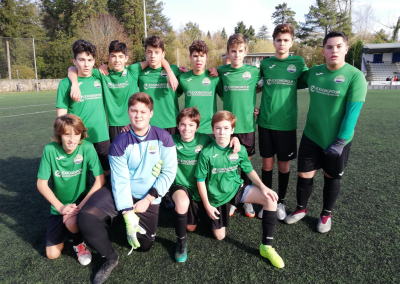 Cadete contra Atletico Lugones B