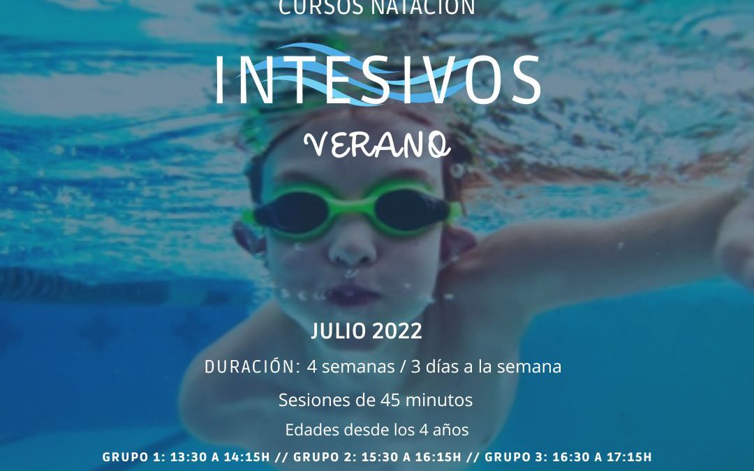 Cursos intensivos de natación 2022